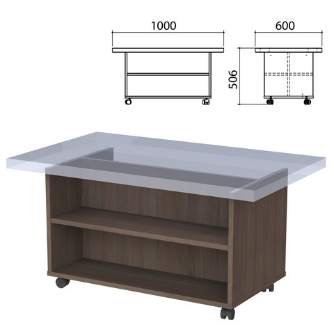 Каркас стола журнального "Приоритет", 1000х600х506 мм, лагос, К-908, К-908 лагос