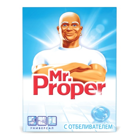 Чистящее средство 400 г, MR.PROPER (Мистер Пропер), с отбеливающим эффектом, универсал, порошок