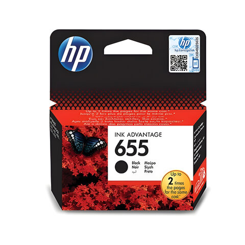 Картридж струйный HP (CZ109AE) Deskjet Ink Advantage 3525/5525/4515/4525 №655, черный, оригинальный