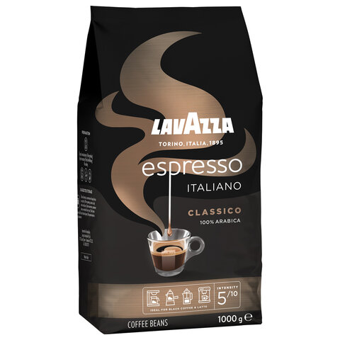 Кофе в зернах LAVAZZA "Espresso Italiano Classico", 1000 г, 1874